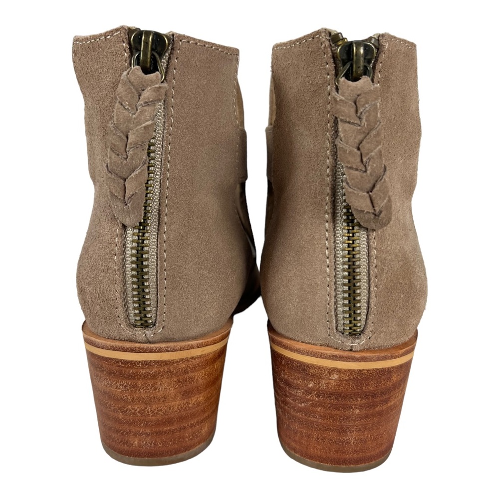 FINAL SALE Able Gamboa Cut-Out Bootie Ash Grey Suede | Size 9.5 - Picture 7 of 10
